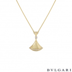 Bvlgari Yellow Gold Diamond Divas Dream Necklace